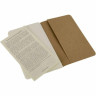 Блокнот MOLESKINE Cahier Journal Pocket, без линовки, бежевый (3 шт.) QP413