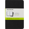 Блокнот MOLESKINE Cahier Journal Pocket, нелинованный, чёрный (3 шт.) QP313