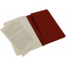 Блокнот MOLESKINE Cahier Journal Pocket, нелинованный, клюквенный CH113