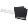 Набор блокнотов MOLESKINE Cahier Journal XL, нелинованный, чёрный QP323
