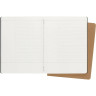 Блокнот MOLESKINE Cahier Subject A4, линейка, чёрный/бежевый CH5STNB