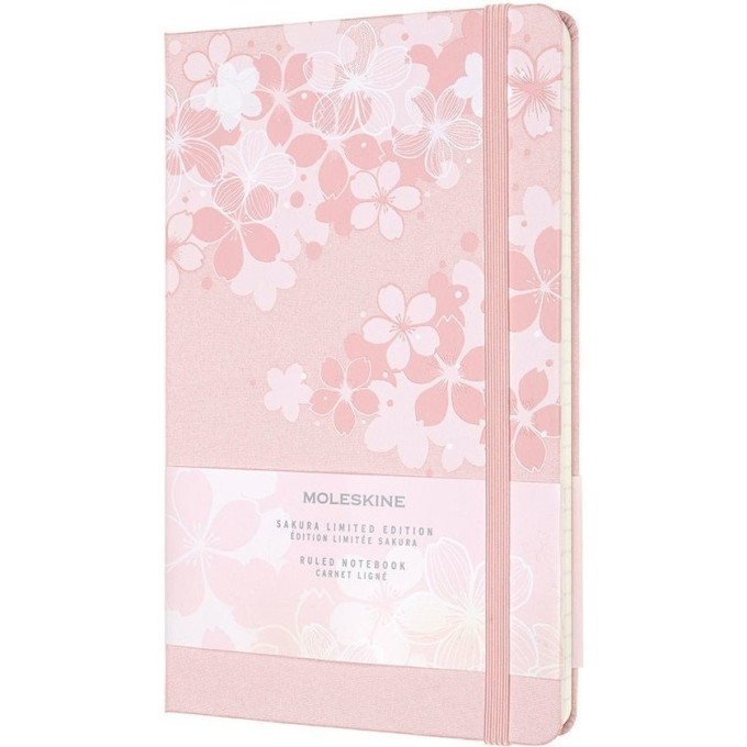 Блокнот MOLESKINE LIMITED EDITION SAKURA LARGE линейка, розовый LESU03QP060