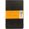 Блокнот MOLESKINE Reporter Pocket, нелинованный, чёрный QP513