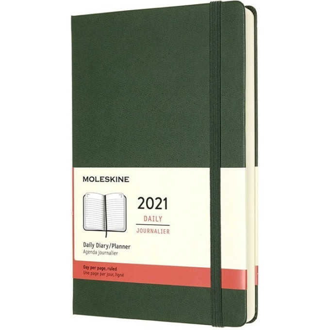 Ежедневник MOLESKINE CLASSIC LARGE 21 (зеленый) DHK1512DC3